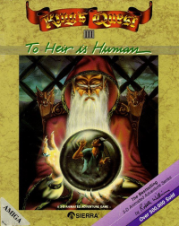 King's Quest III: To Heir Is Human Amiga  box art